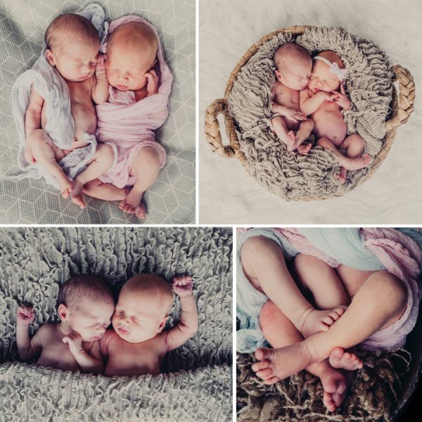 Charlotte & Alexender Newborn Twins - Cheshire Newborn Photography